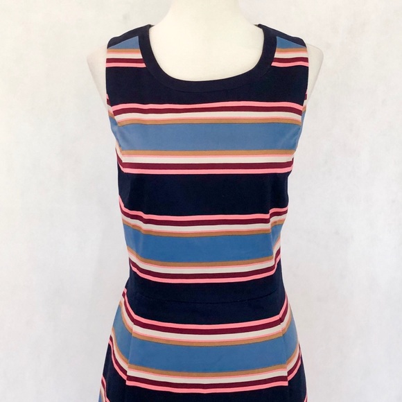 Tommy Hilfiger Sleeveless Striped Sheath Dress - Picture 2 of 8